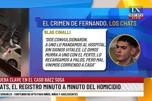La indignación de Novaresio al analizar los chats de los acusados del crimen de Fernando Báez Sosa