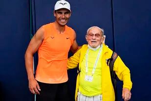 Nadal le cumplió el sueño a un rival "inoxidable": Leonid tiene ¡97 años!