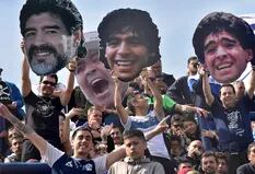 En La Plata, Maradona fue el corazón de una fiesta, más allá de la derrota