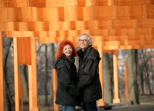 Amigo y admirador de Christo y Jeanne-Claude, Jorge Helft acompañó a los artistas en muchos viajes para sus famosas intervenciones en sitios de todo el mundo