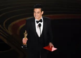 Rami Malek acepta el Oscar por Mejor actor