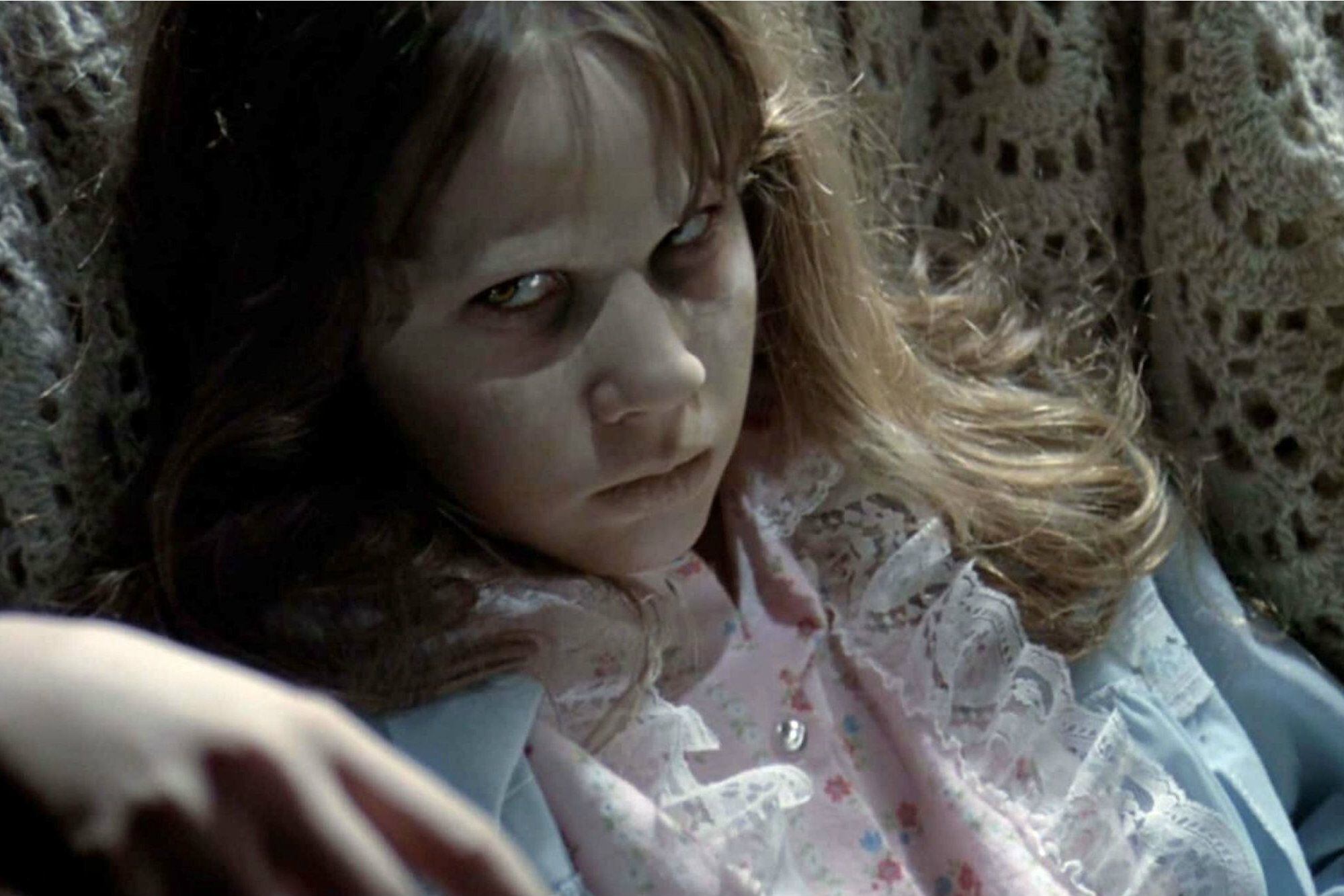 Linda Blair como Regan en El exorcista (1973)