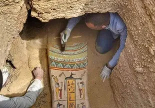 La tumba fue descubierta en la última temporada arqueológica.