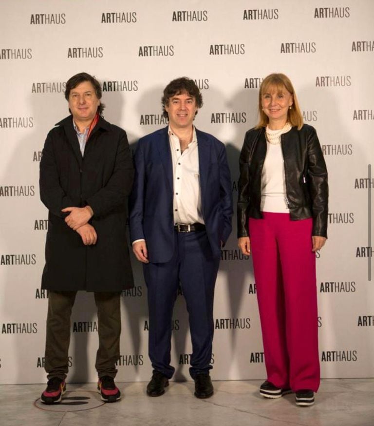 El director del Museo de Bellas Artes, Andrés Duprat, y la directora general del Teatro Colón, María Victoria Alcaraz, dos aliados de Buhar en su proyecto cultural