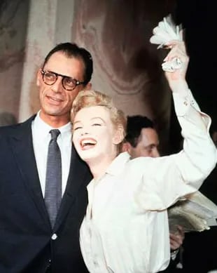 Marilyn Monroe y Arthur Miller se casaron el 29 de junio de 1956