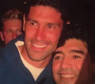 El día en que Maradona y Sosa se encontraron en el vestuario del Napoli