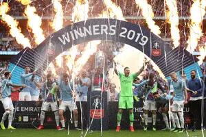 Otro título: Manchester City ganó la FA Cup y completó una hazaña inédita