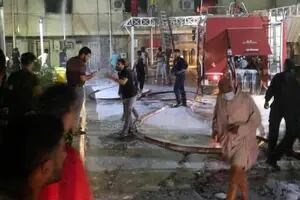 Bagdad. Trágico incendio en un hospital con pacientes con Covid: 110 muertos