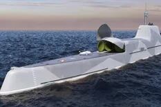 Rusia presentó un enorme buque híbrido que puede convertirse en un arma letal en el mar