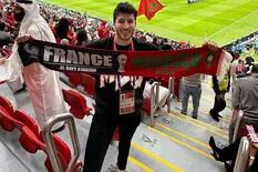 El pifie de Sebastián Yatra tras presenciar el partido entre Francia y Marruecos