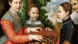 'La partida de ajedrez' es uno de los cuadros más famosos de Sofonisba (1555)