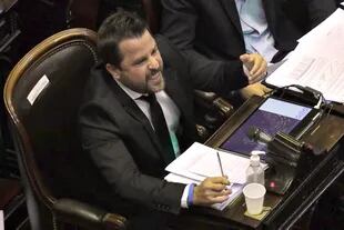 Martín Tetaz, durante el debate