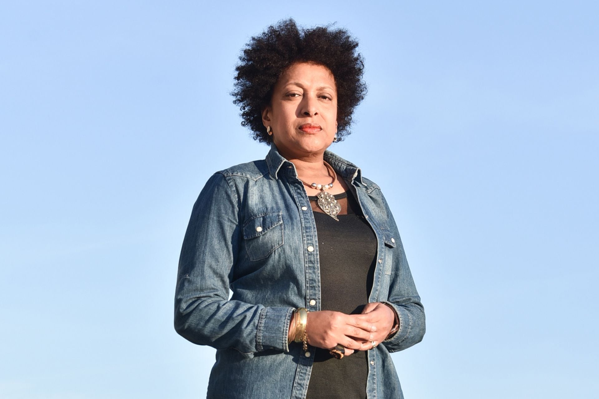 Miriam Gomes, activista e integrante de la Sociedad de Socorros Mutuos "Unión caboverdeana"
