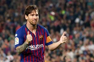Lionel Messi no anduvo con demasiadas vueltas y ordenó, simplemente, pizza con queso (Foto: Reuters)