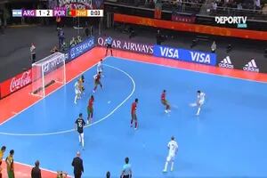 El tiro en el palo en el último segundo que pudo haber sido el empate para Argentina en la final