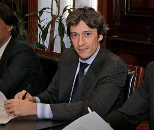 Juan Ignacio Forlón, cuando era presidente del Banco Nación