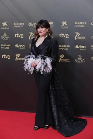 Rozalén en la alfombra roja de los Premios Goya 2022