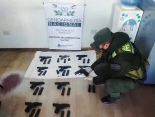 El operativo fue realizado por los gendarmes de la sección seguridad vial La Paz
