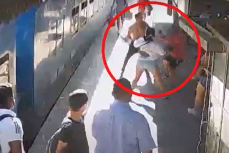 Así un hombre fue acuchillado en la estación José C. Paz del tren Mitre