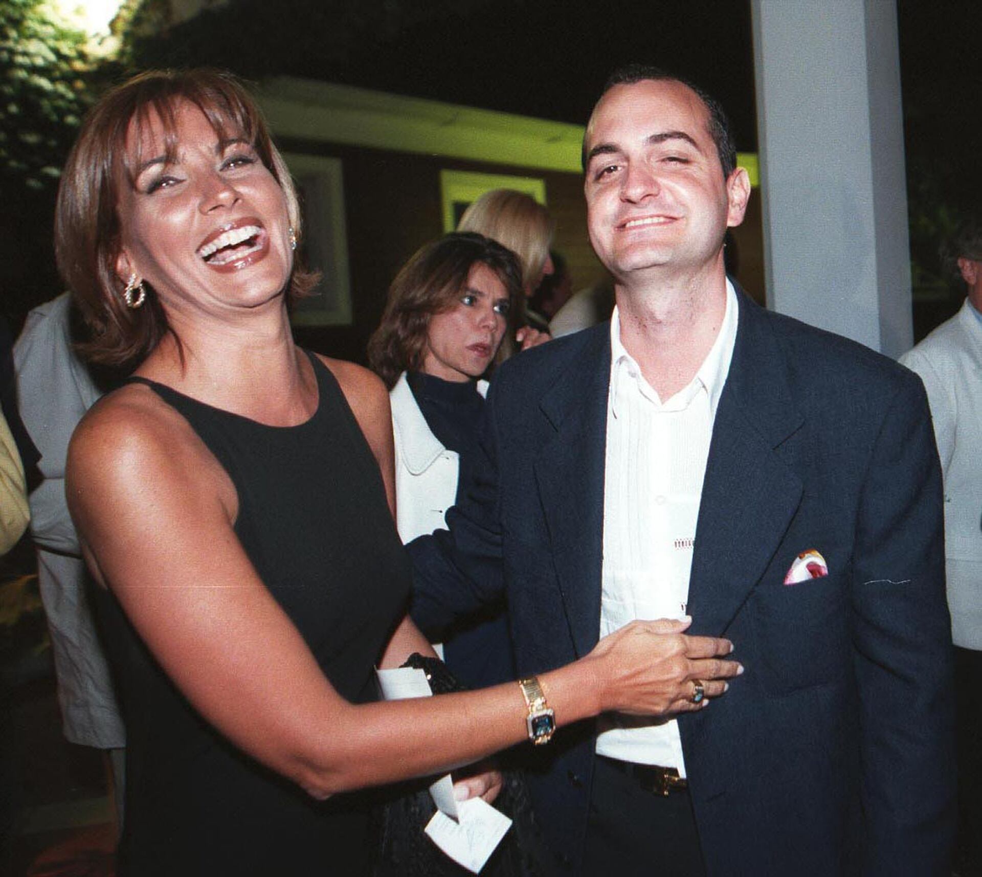 Patricia Miccio y Laurencio Adot en la fiesta de Sarah Ferguson