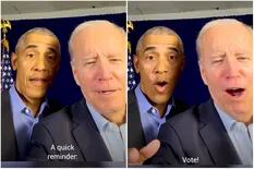 Biden y Obama sorprendieron en redes con un distendido video