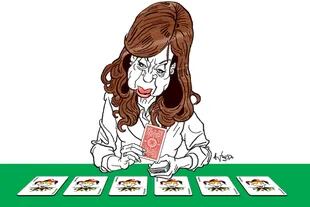 Cristina Kirchner analiza sus cartillas electorales