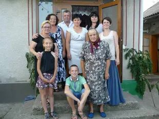 Ganna Korbutiak en su última visita a Ucrania, cinco años atrás.
