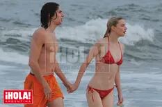 Anya Taylor-Joy en la playa de José Ignacio junto a su novio: besos, mimos y mucho mar