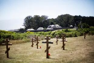 El cementerio ruso de Fort Ross, Jenner, California