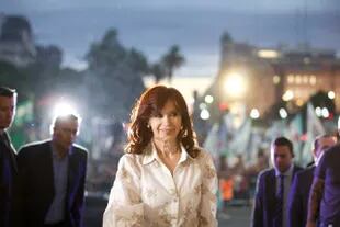 Cristina Kirchner ingresa al acto del Grupo de Puebla en el CCK