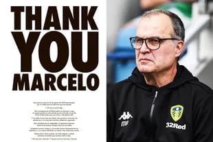 El agradecimiento de Leeds a Bielsa: "Gracias, Marcelo"