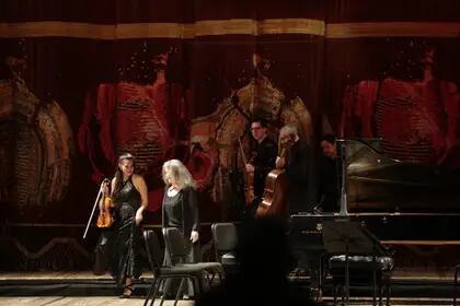 Martha Argerich en el primer concierto del Festival Argerich 