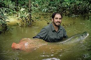 João Campos-Silva, biólogo y experto en pesca brasilero, tiene la intención de salvar de la extinción al arapaima