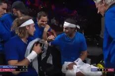 Rafael Nadal y Roger Federer: cómo tentarse de la risa en plena Laver Cup