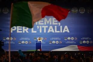 "Junto por Italia", el lema que presidió el cierre de campaña