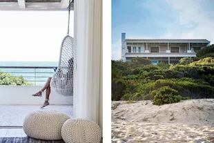 Los dormitorios salen a un balcón corrido con hermosas vistas del océano.