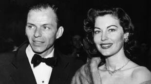 Con Frank Sinatra, su gran amor
