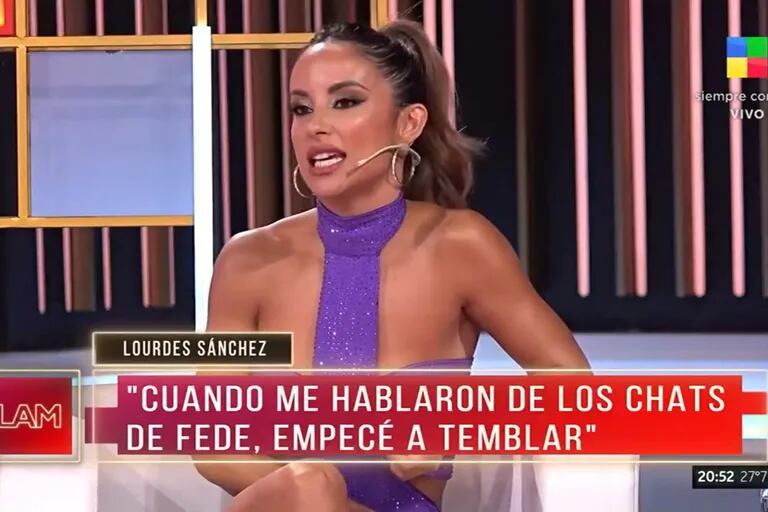Lourdes Sánchez ha rivelato a LAM cosa ha detto Chato Prada quando ha visto le sue finte conversazioni con Fede Bal