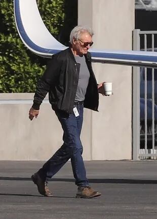 Harrison Ford, heading to his vacations