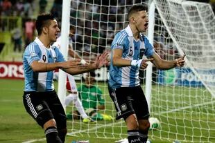 Ferreyra y Driussi convirtieron en el triunfo argentino