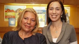 La diputada Elisa Carrió y la gobernadora bonaerense María Eugenia Vidal, juntas, a la caza de votos