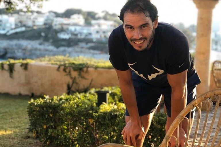 Rafael Nadal pasa los días en Mallorca, a la espera de que regrese el tenis
