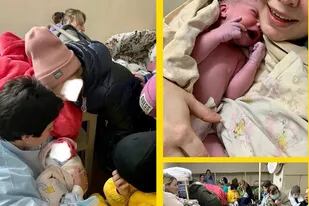 Ya son seis los bebés ucranianos que nacieron en refugios durante la invasión