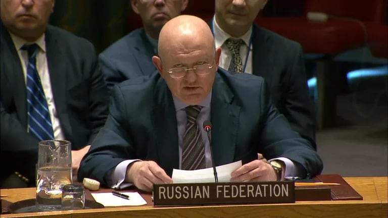 El embajador ruso abandona el Consejo de Seguridad tras las acusaciones de  Charles Michel - LA NACION