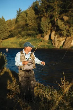 Yvon Chouinard es aficionado a la pesca con mosca
