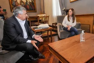 Gerardo Morales y María Eugenia Vidal se reunieron en la Casa de Gobierno de Jujuy