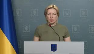 La viceprimera ministra del país en conflicto, Iryna Vereshchuk.