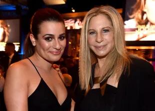 Lea Michele junto a su ídola, Barbra Streisand