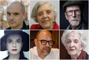 Hernán Díaz, Elena Poniatowska, Bruno Latour, Amelie Nothomb, Fabián Casas e Ida Vitale