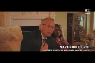 Martin Kulldorff, profesor de medicina de la Universidad de Harvard durante la entrevista con el Wall Street Journal